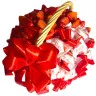 Корзинка с клубникой и Raffaello «Сладкий шарик»